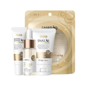 Laikou Snail Essence Skincare Set (Serum 17ml + Eye Cream 15g + Face Cream 30g)